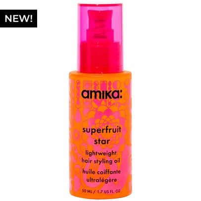 amika: superfruit star lightweight hair styling oil 1.7 Fl. Oz.