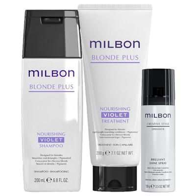 Milbon BLONDE PLUS Retail Set 19 pc.