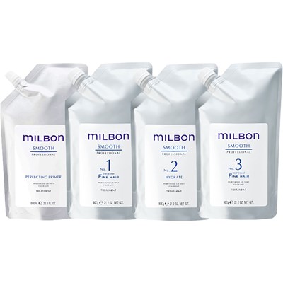 Milbon SMOOTH FINE Single Professional Set 17 pc.