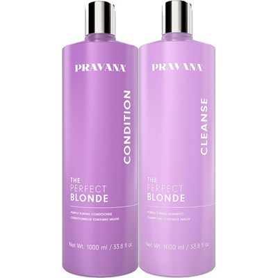 PRAVANA Shampoo & Conditioner Liter Duo - Perfect Blonde 2 pc.